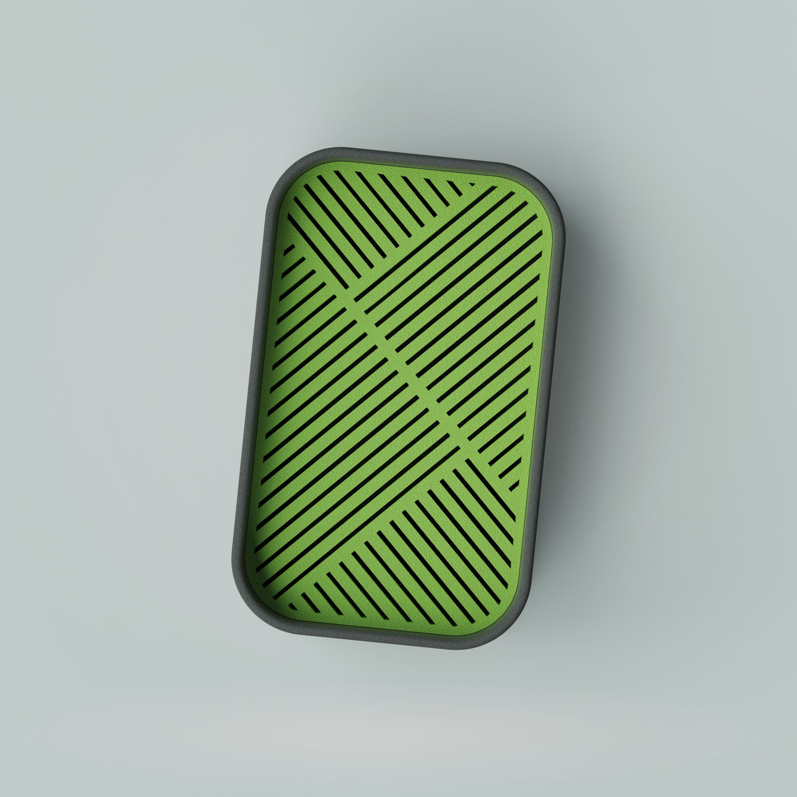 Porta sapone rettangolare con inserto