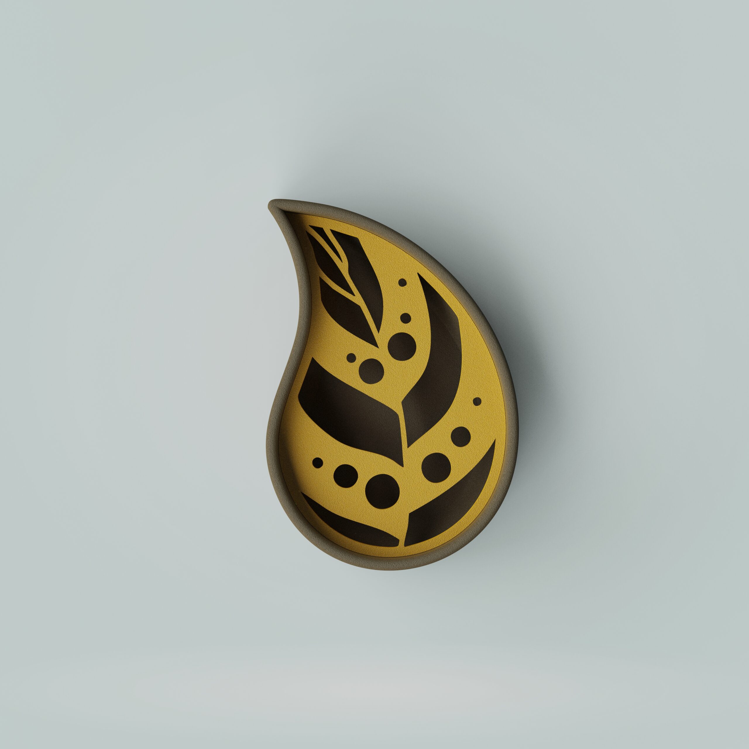 Porta sapone a goccia con inserto