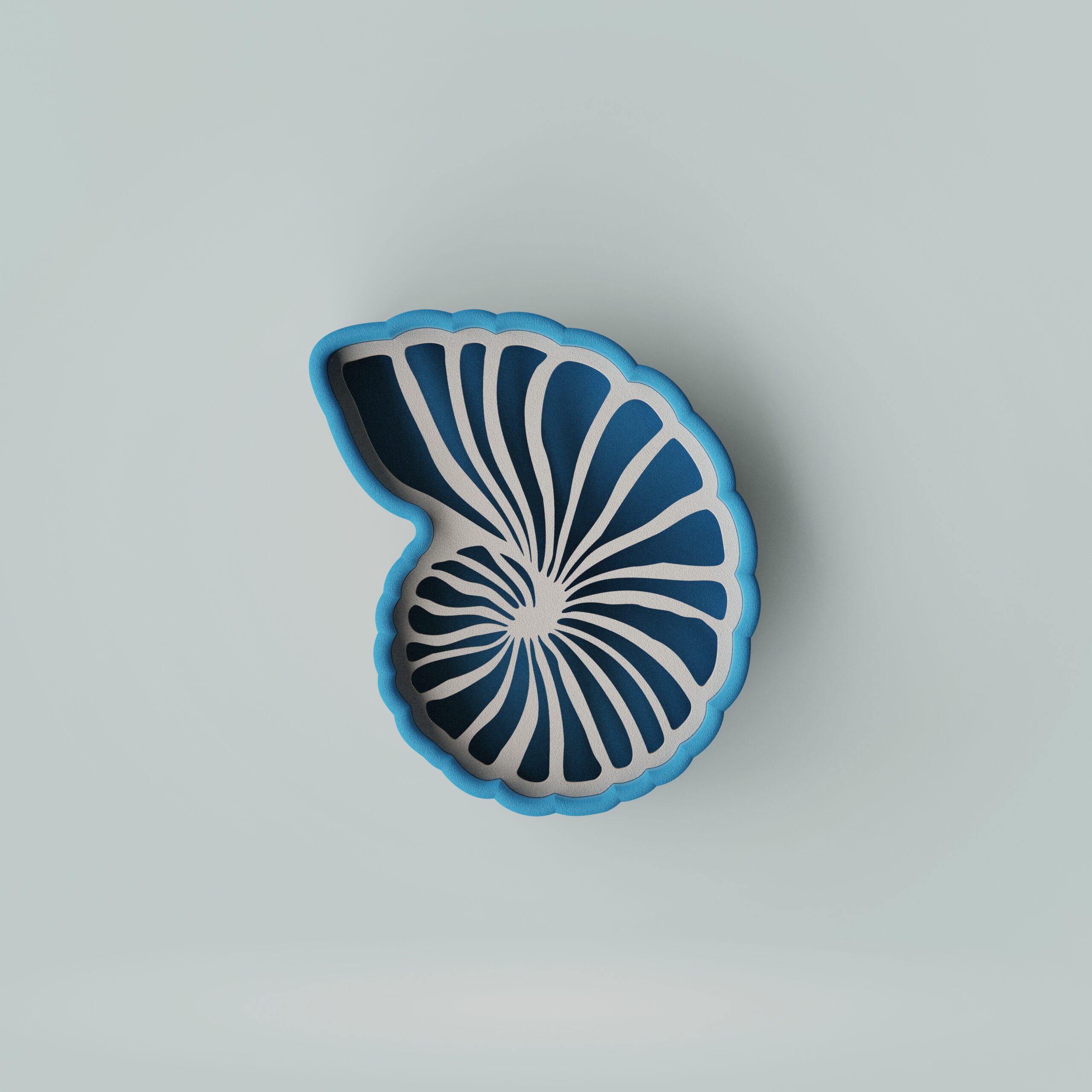 Porta sapone a conchiglia con inserto